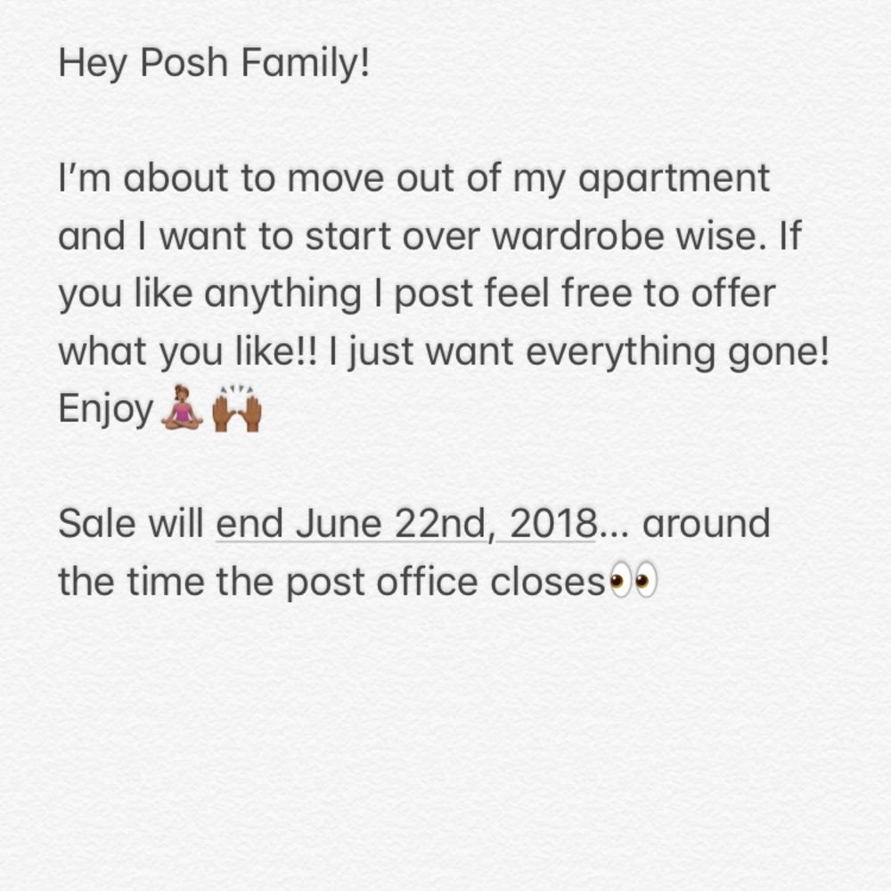 MOVING OUT SALE!!!